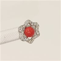 Orecchini Vidali Gioielli Donna in Argento Corallo ORAR-39-34 - ORAR-39-34